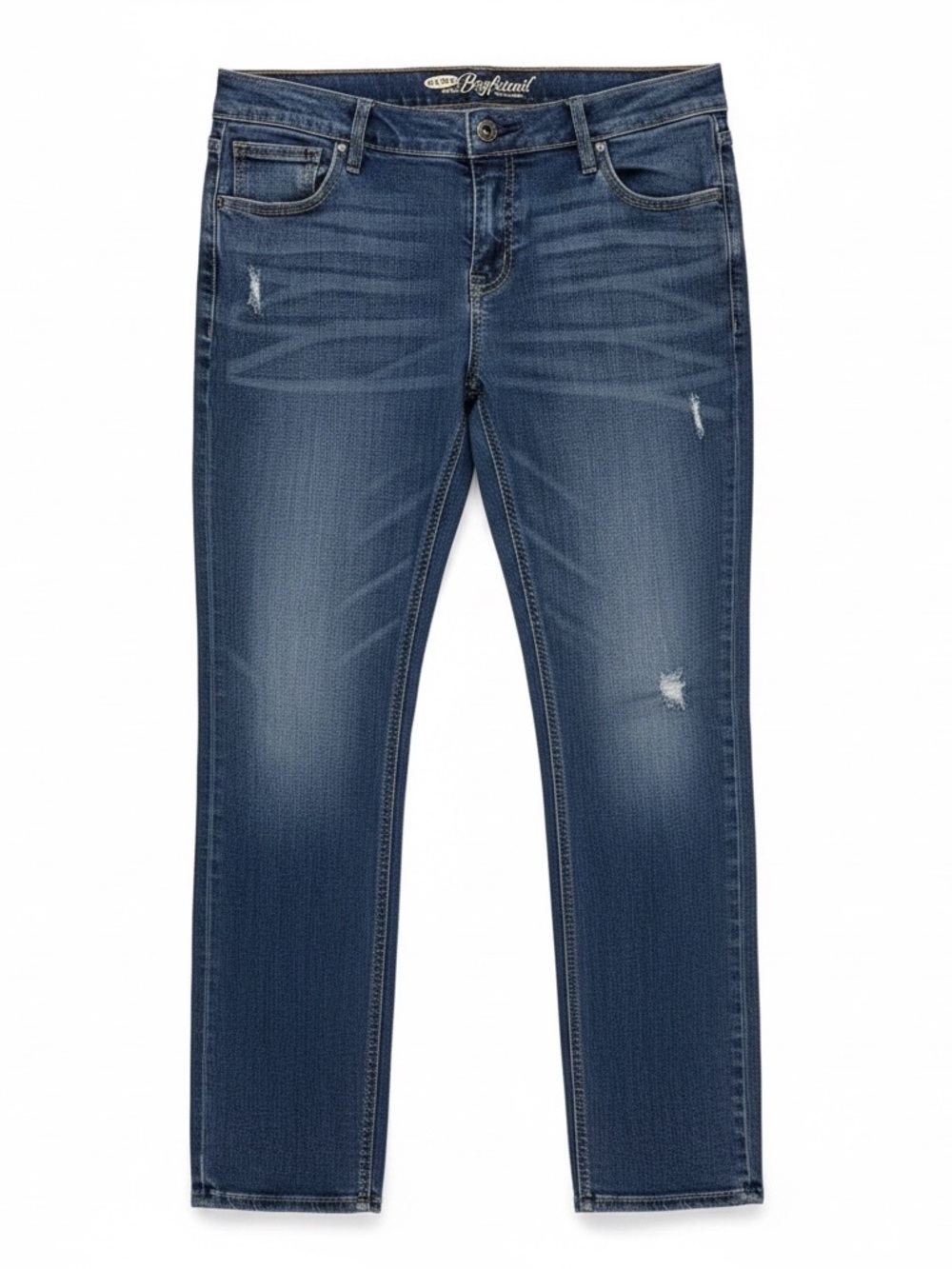 OLD NAVY JEANS Women's Size 6 THE BOYFRIEND TAPERED DISTRESSED
